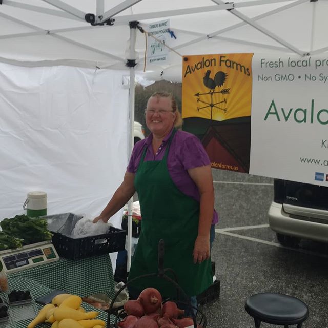 Read more about the article It’s a little wet today at Poplar Head farmers market.